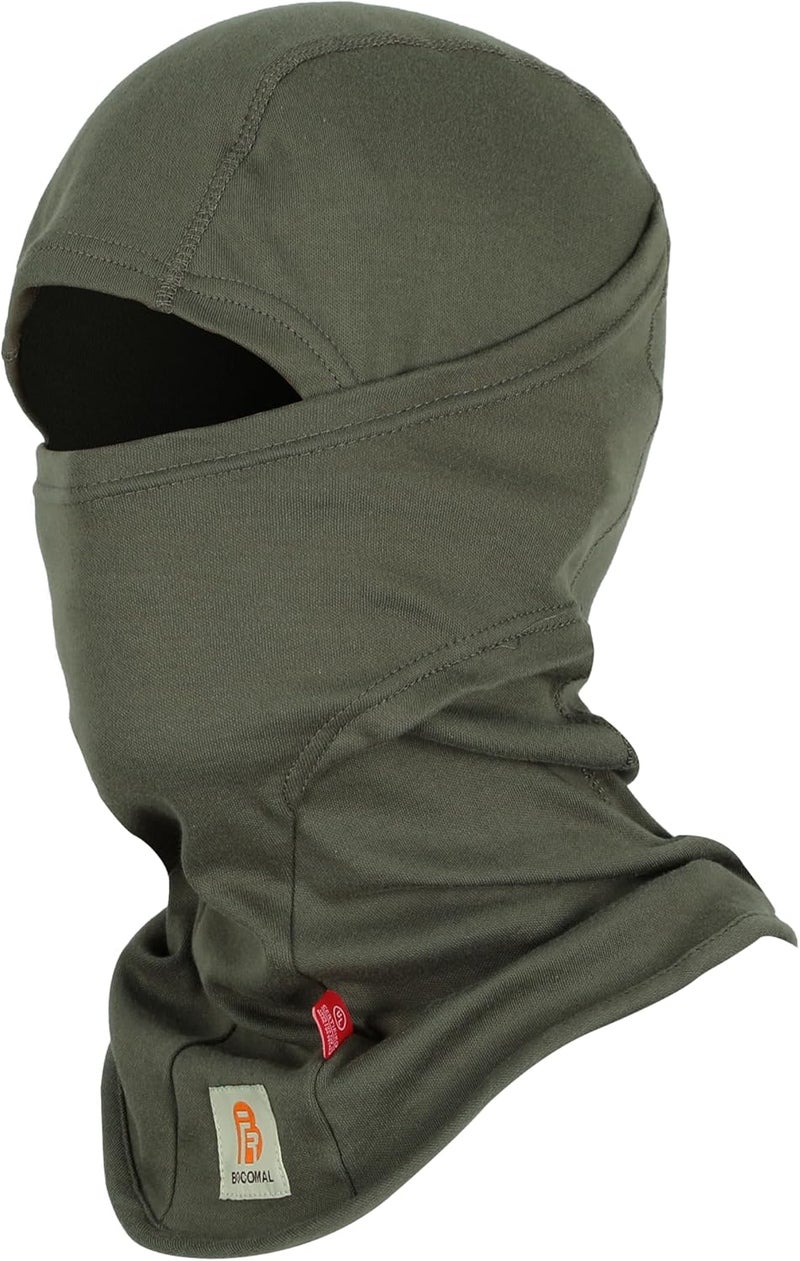 BOCOMAL FR Flame Resistant Balaclava Face Mask Arc Rated NFPA2112 CAT2 Helmet Liner Covering Hood for Welding - Image 1